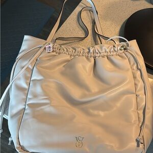 Victoria's Secret Light Beige Tote Bag